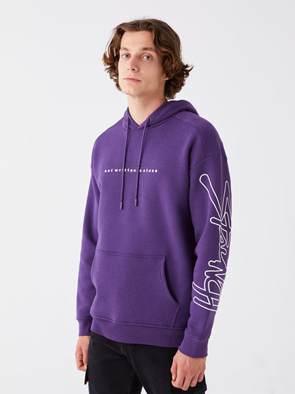 Long Sleeve Printed Men's Hoodie