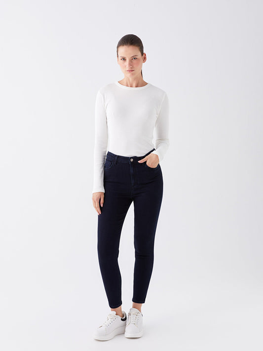 Slim Fit Women's Jean Trousers