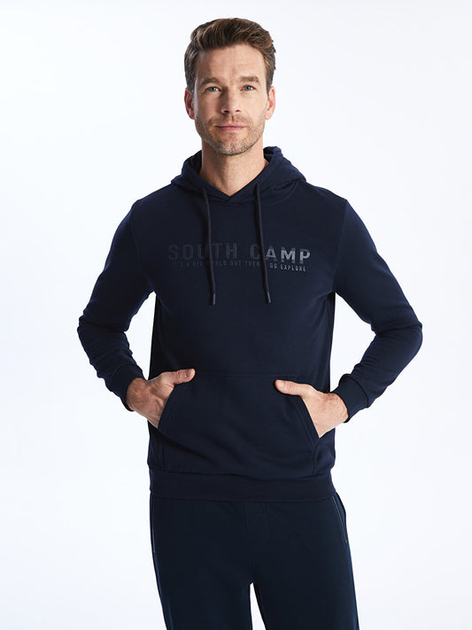 Long Sleeve Printed Men's Hoodie