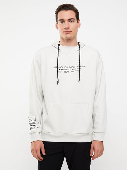 Long Sleeve Printed Men's Hoodie