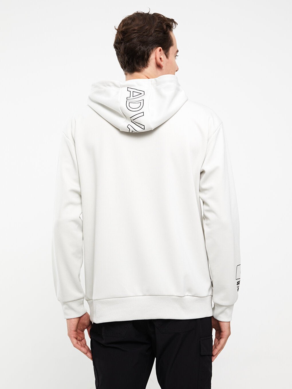 Long Sleeve Printed Men's Hoodie