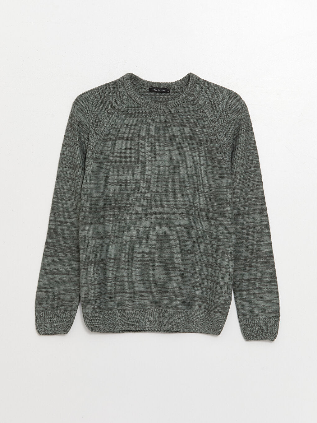 Crew Neck Long Sleeve Men's Knitwear Sweater