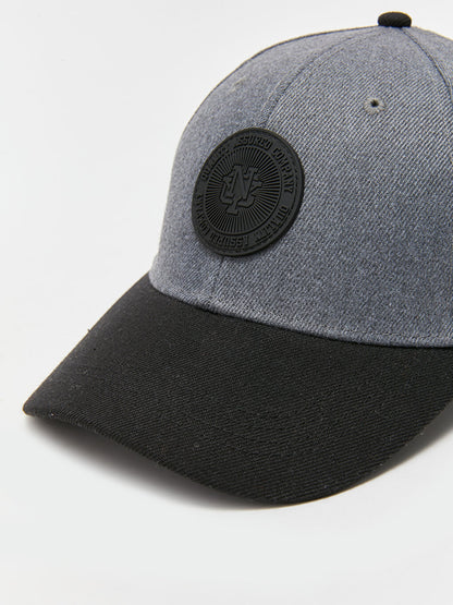 Label Detailed Men's Cap Hat