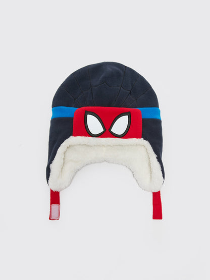 Spiderman Printed Boy's Snow Hat