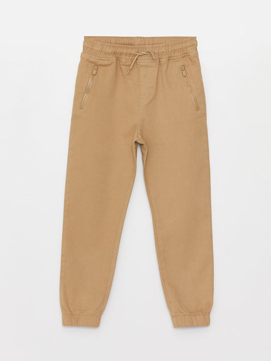 Comfortable Fit Boy's Jogger Pants with Elastic Waist