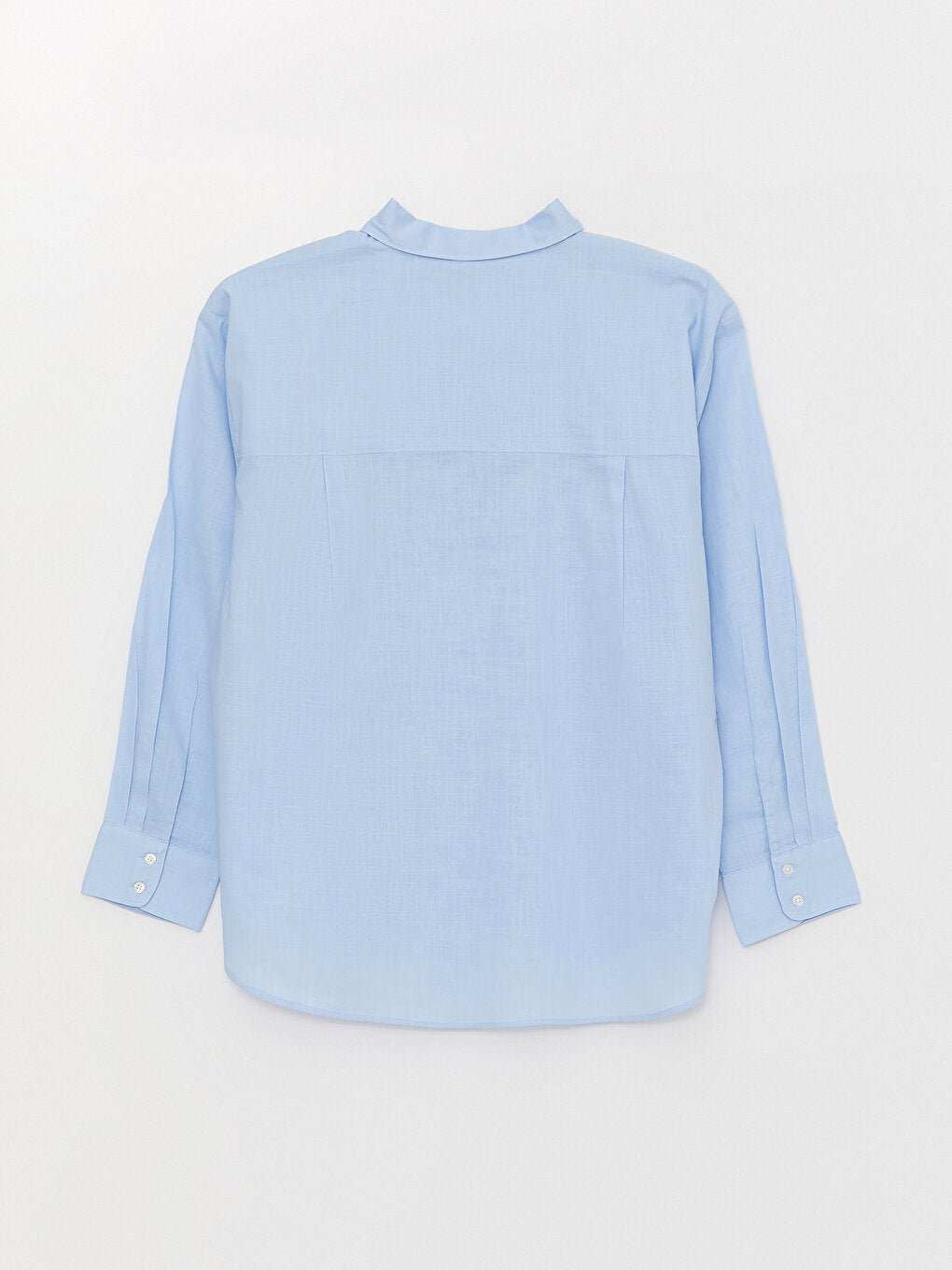 Plain Long Sleeve Oversize Women's Shirt