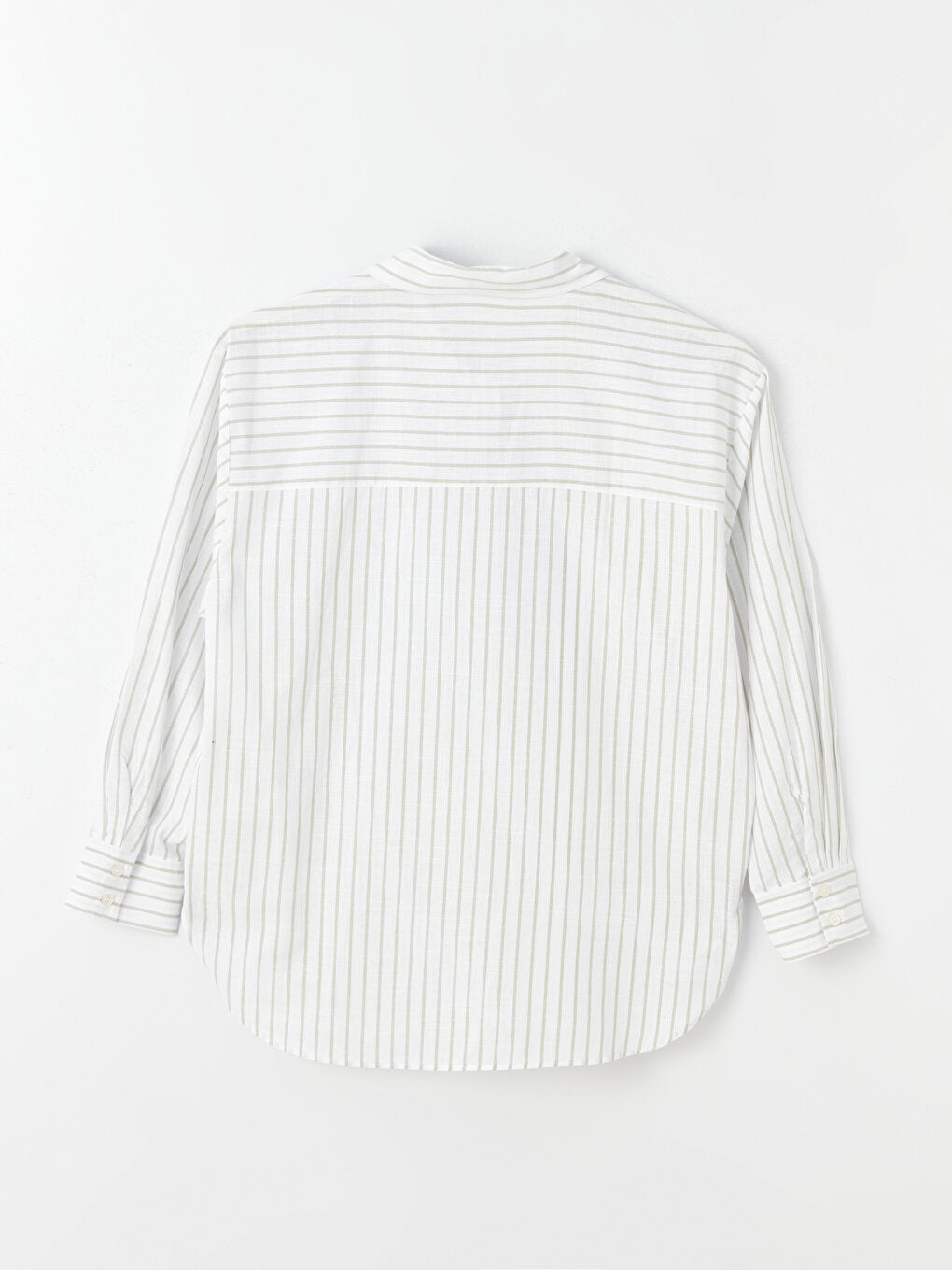 Striped Long Sleeve Oversize Women's Shirt