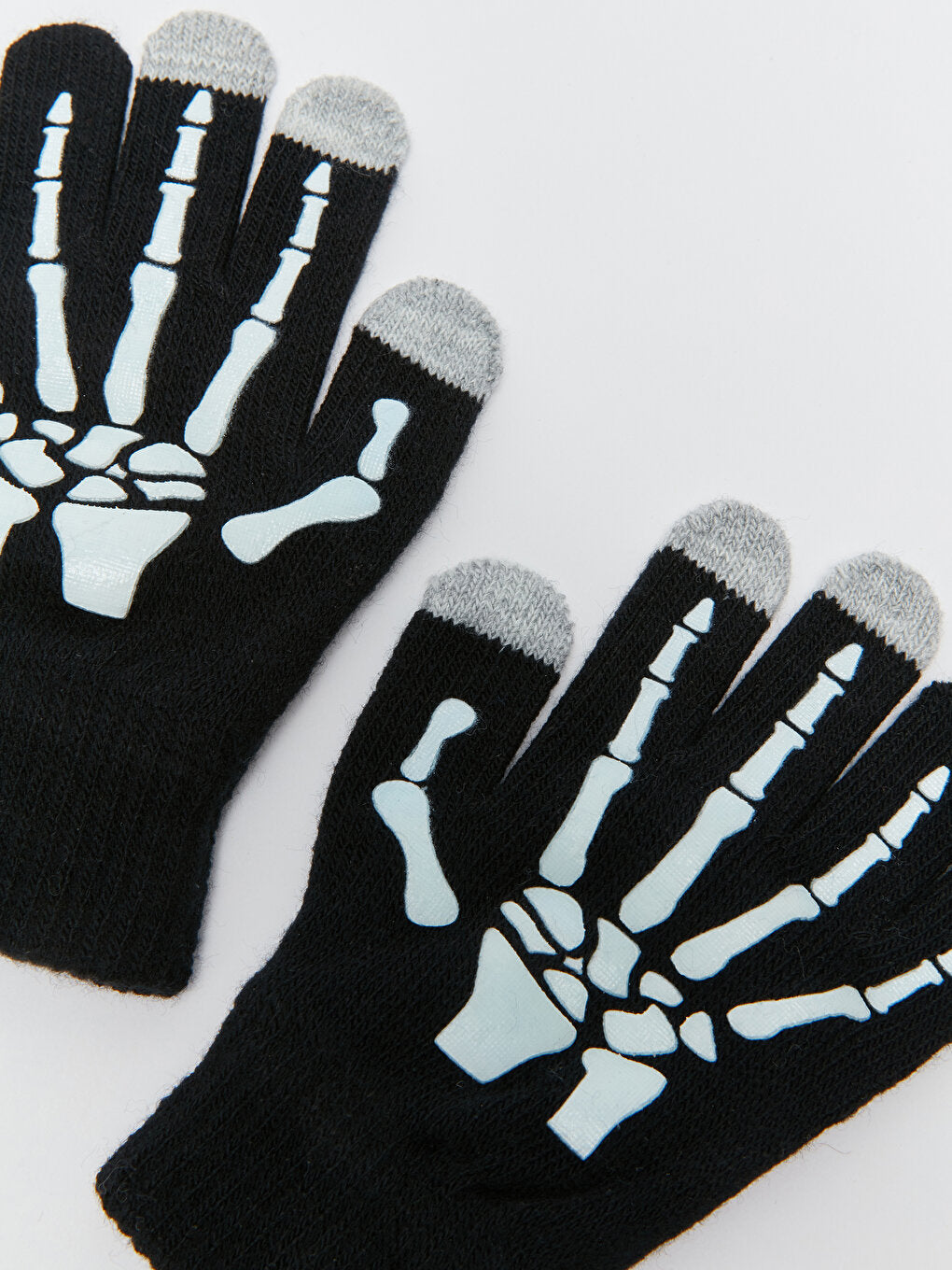 Printed Boy's Knitwear Gloves