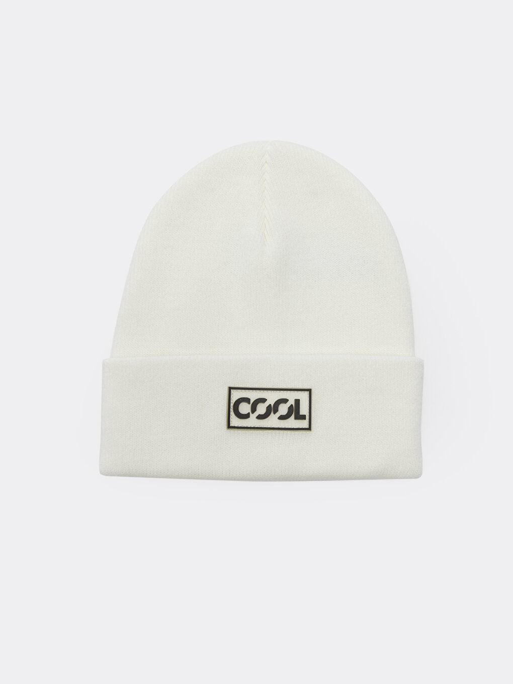 Label Detailed Boy's Knitwear Beanie