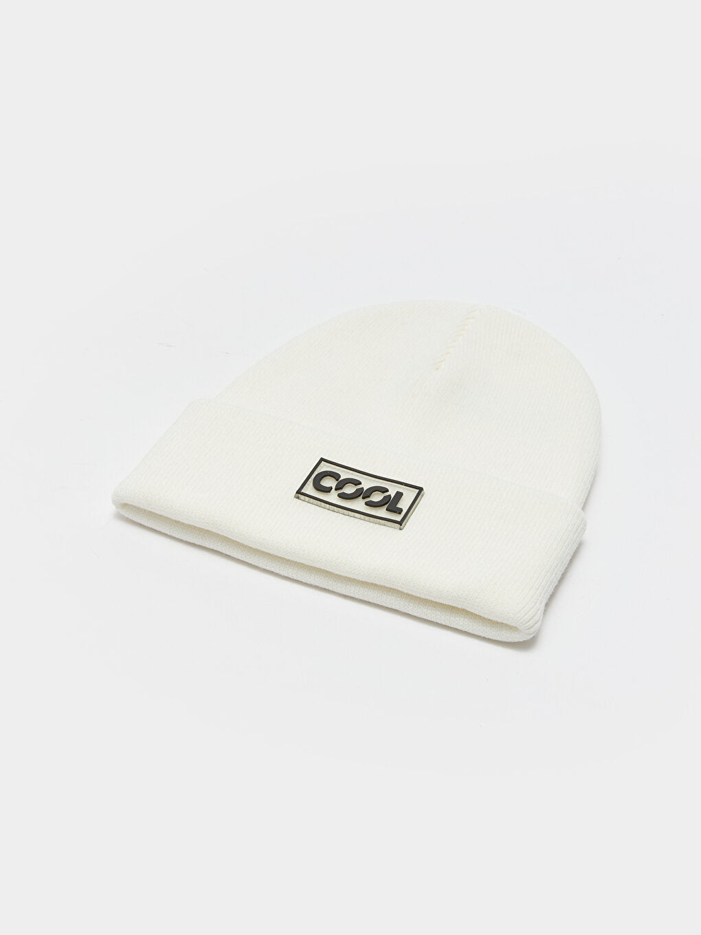 Label Detailed Boy's Knitwear Beanie