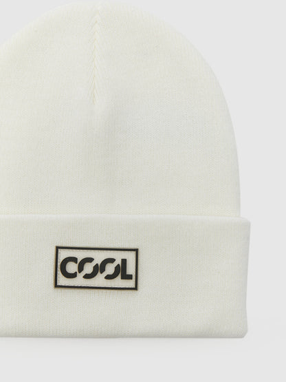 Label Detailed Boy's Knitwear Beanie