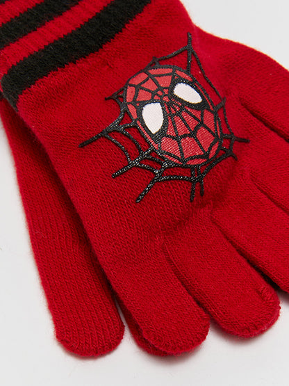 Spiderman Printed Boys Gloves