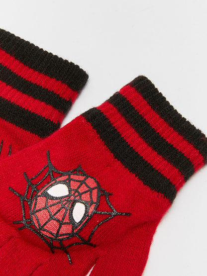 Spiderman Printed Boys Gloves