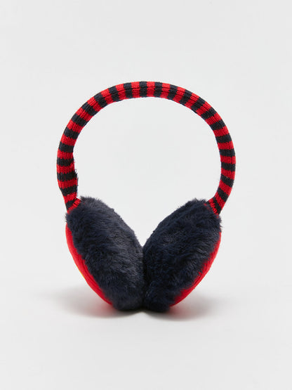 Embroidered Boy's Knitwear Headphones