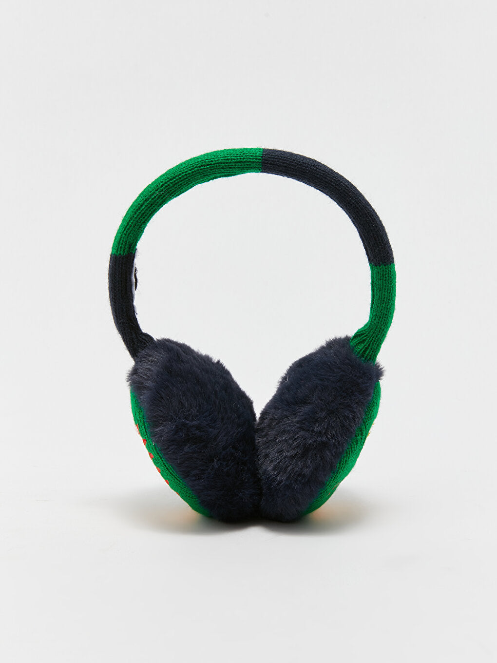 Embroidered Boy's Knitwear Headphones