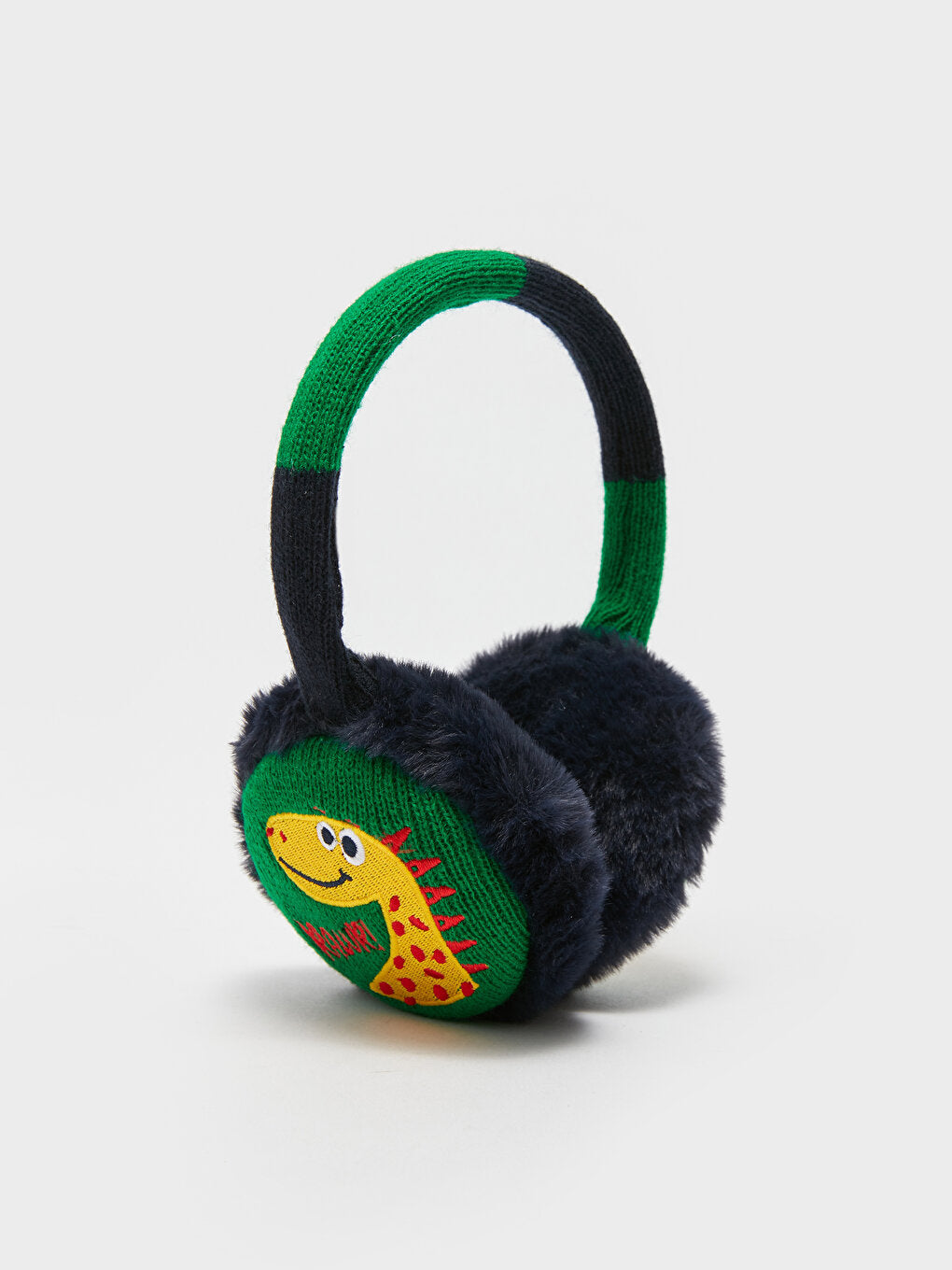 Embroidered Boy's Knitwear Headphones