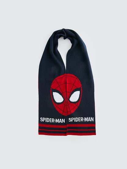 Spiderman Printed Boy's Scarf and Beanie