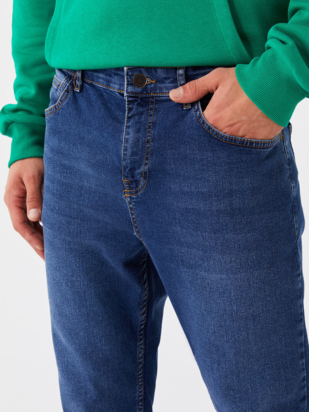 730 Carrot Pattern Men's Jean Trousers