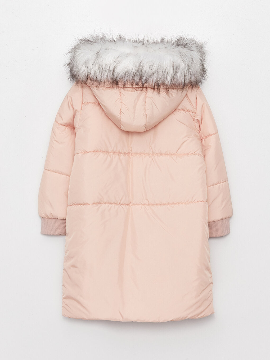 Hooded Basic Girl's Coat