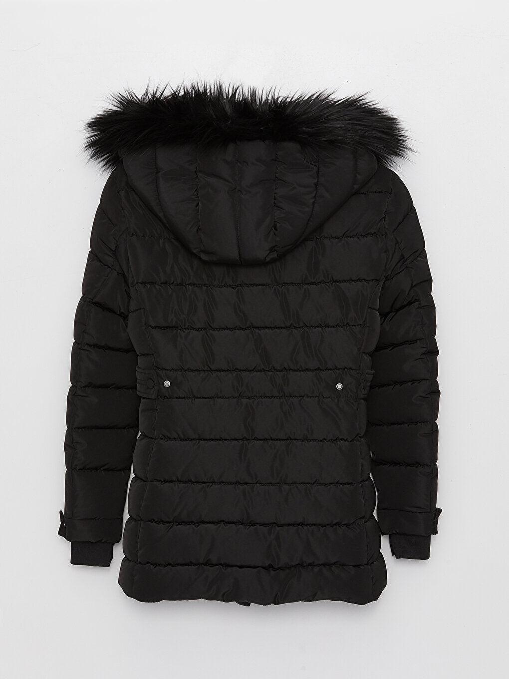 Women's Hooded Plain Puffer Coat