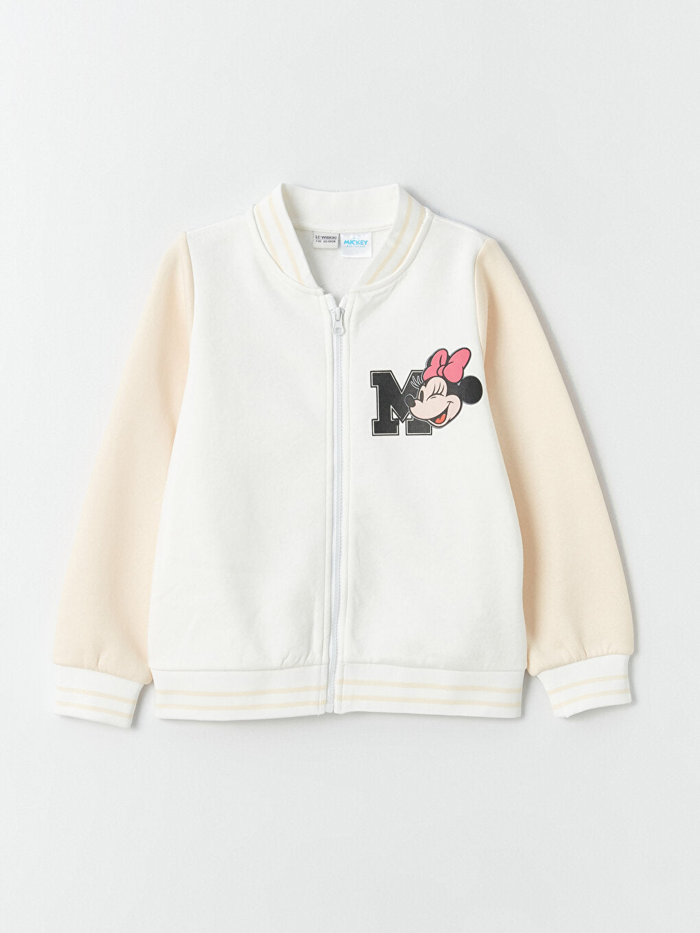 Minnie Mouse Printed Long Sleeve Girls' College Jacket