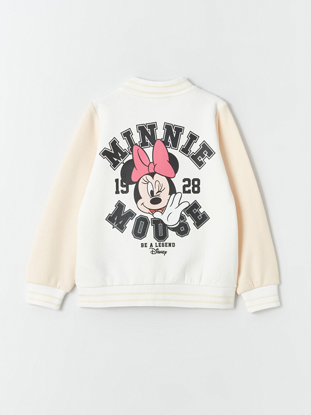 Minnie Mouse Printed Long Sleeve Girls' College Jacket