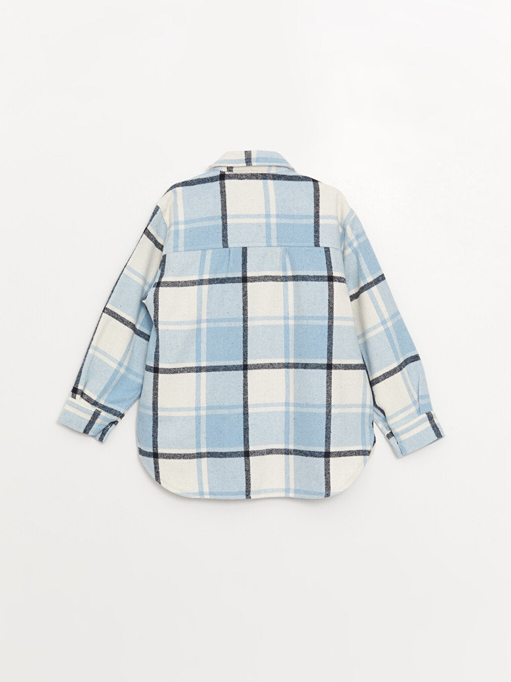 Plaid Long Sleeve Girl's Shirt Jacket