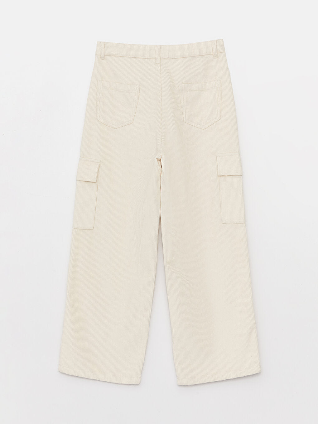 Basic Girl's Velvet Cargo Pants