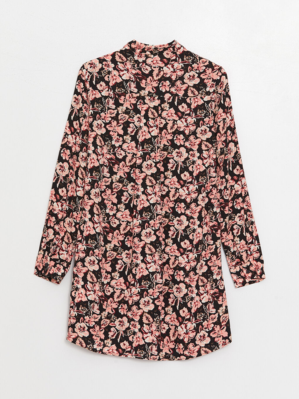 Floral Long Sleeve Women's Shirt Tunic