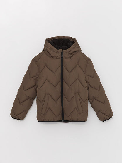 Hooded Boy's Puffer Coat