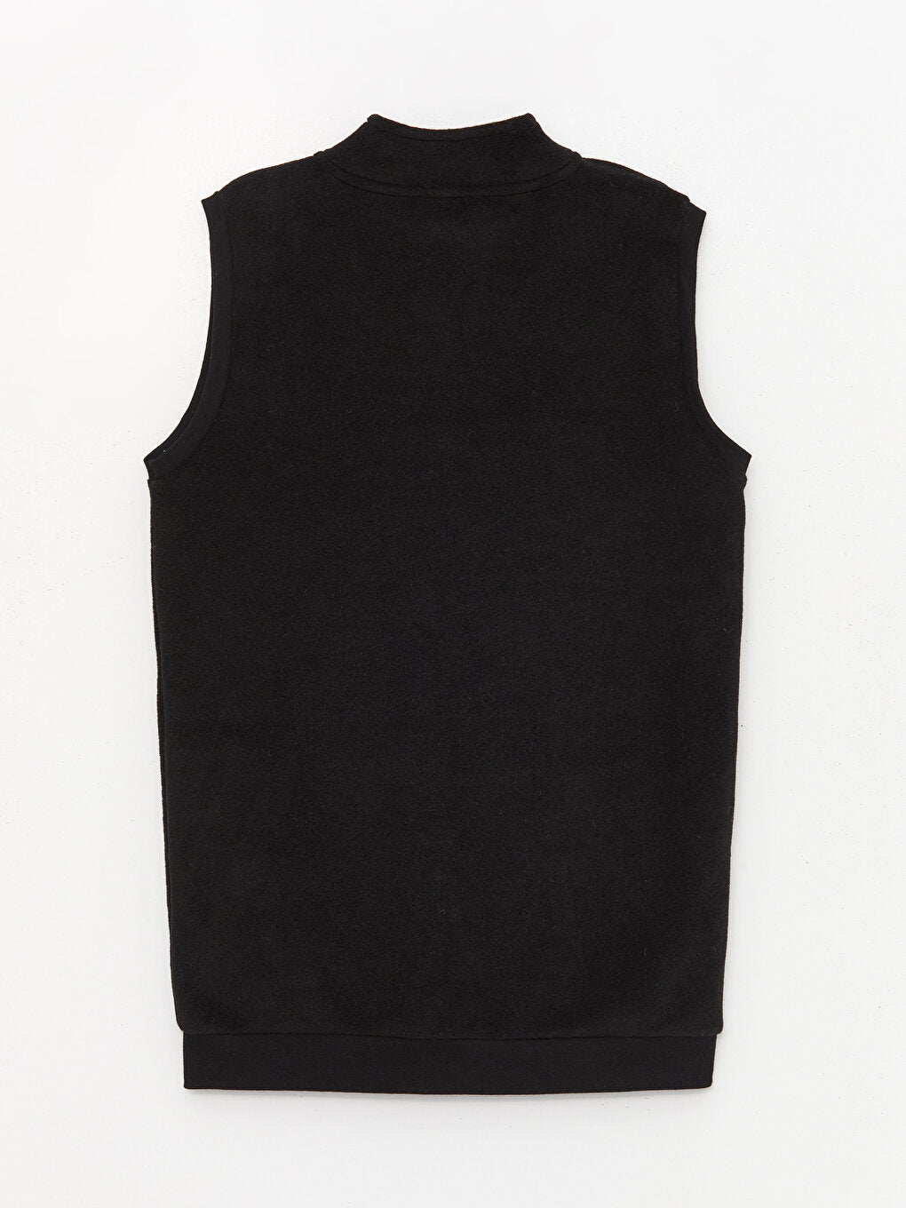 High Collar Fleece Boy's Zippered Vest