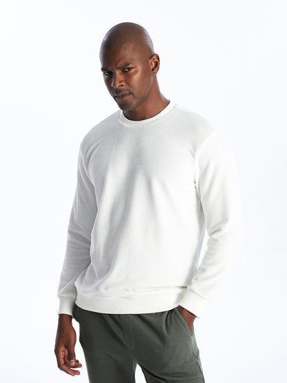 Crew Neck Long Sleeve Men's Sweatshirt