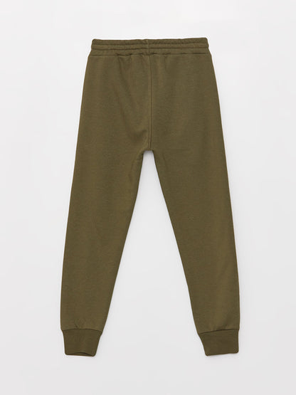 Basic Boy's Jogger Sweatpants with Elastic Waist