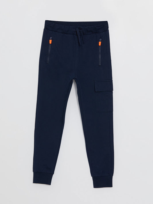 Boys' Jogger Sweatpants with Elastic Waist