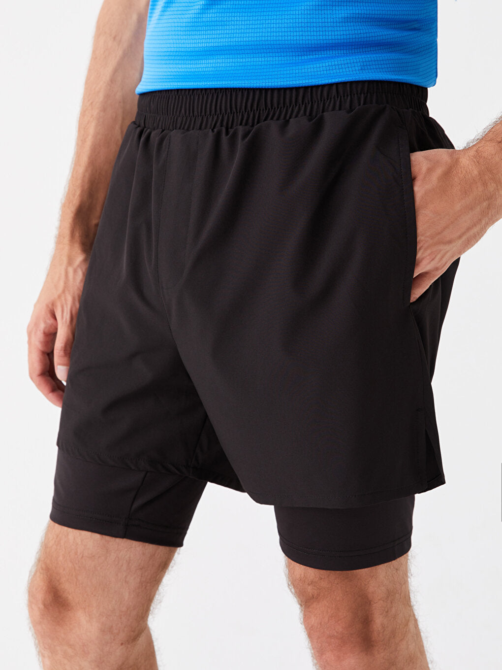 Slim Fit Men's Tights Shorts