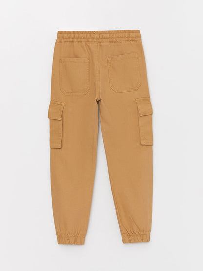 Boys' Cargo Jogger Pants with Elastic Waist