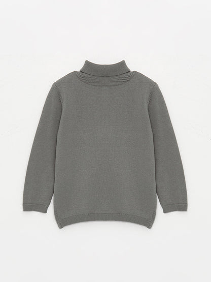 Turtleneck Baby Boy Knitwear Sweater