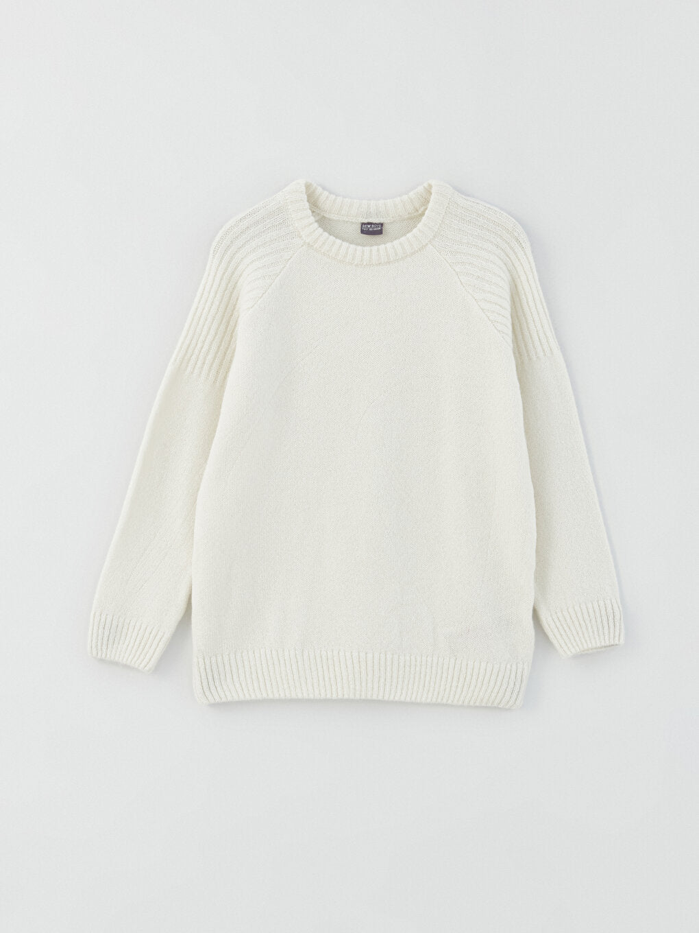 Comfortable Crew Neck Basic Boy's Knitwear Sweater