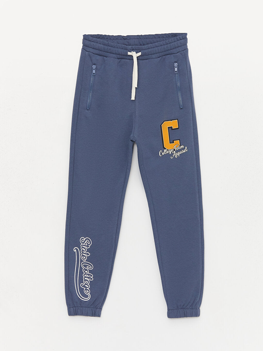 Printed Boys' Jogger Sweatpants with Elastic Waist