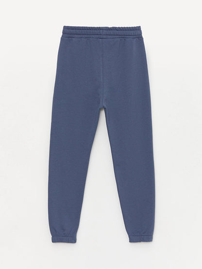 Printed Boys' Jogger Sweatpants with Elastic Waist