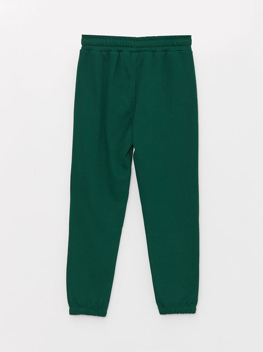 Printed Boys' Jogger Sweatpants with Elastic Waist