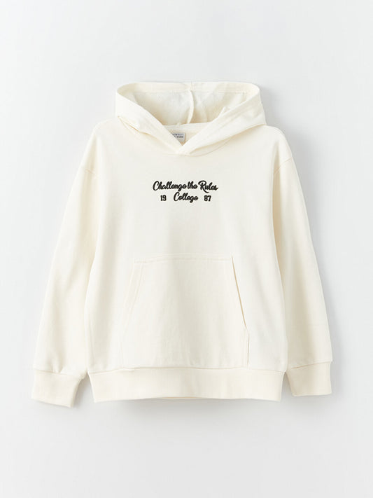 Comfortable Printed Boy's Hoodie