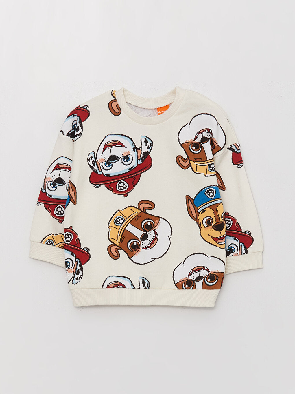 Crew Neck Paw Patrol Printed Baby Boy 2-Piece Set