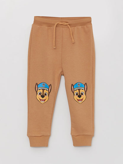 Crew Neck Paw Patrol Printed Baby Boy 2-Piece Set