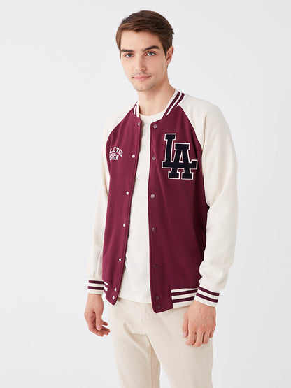 Comfortable Fit Long Sleeve Men's College Jacket