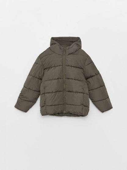 Comfortable Fit Hooded Boys Puffer Coat