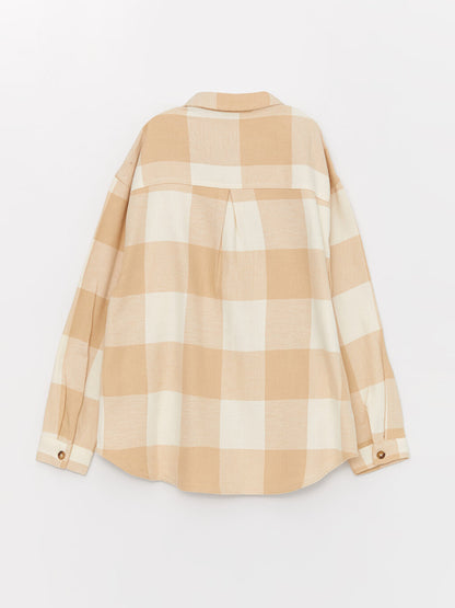 Plaid Long Sleeve Girls' Shirt