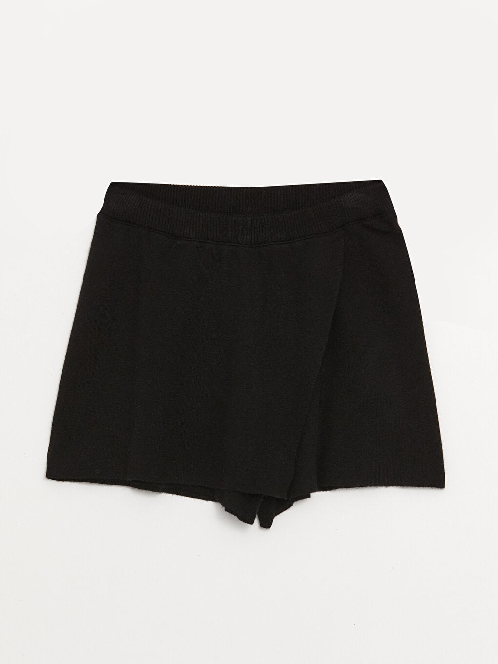 Basic Girl's Shorts Skirt with Elastic Waist