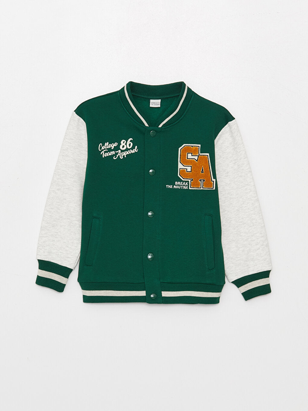 Embroidered Boy's College Jacket