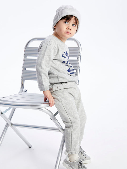 Basic Baby Boy Jogger Tracksuit Bottom with Elastic Waist